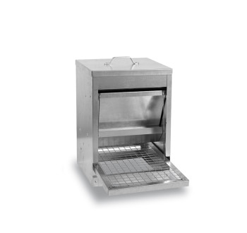 Nášlapné krmítko pro slepice pozinkované GAUN 11240 - 5 kg