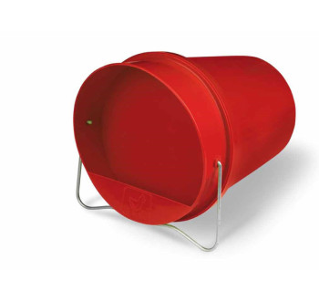 Kbelíková napáječka pro slepice plastová červená GAUN 11010 - 6 l