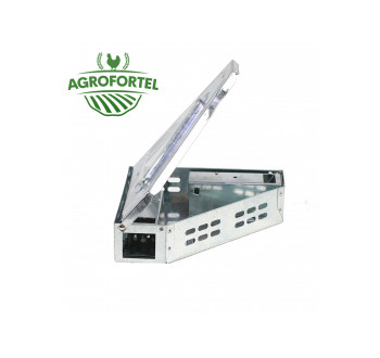 Past na myši - rohová 90° - domečková s průhledným krytem