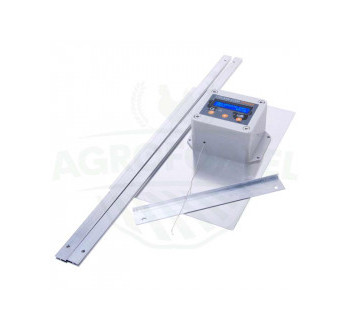 Automatická dvířka na kurník 2.0-komplet DUAL-baterie+adaptér