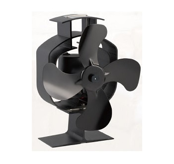 Otočný ventilátor na kamna - 4-lopatkový