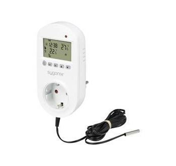 Sygonix SY-5372566 univerzální termostat mezizásuvka týdenní program 1 do 70 °C