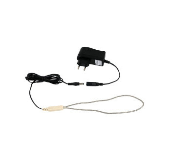Vyhřívací topný kabel 12 V / 12W s adaptérem, nerezové opletení (20216)