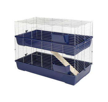 Klec pro hlodavce KERBL MAXI BALDO TWIN, dvoupatrová