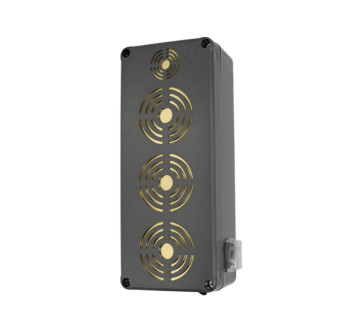 Vodotěsný, bezdrátový, ultrazvukový odpuzovač na kuny, myši a potkany VIANO ODA-2 KING, až 3000 m2, rozsah 120°