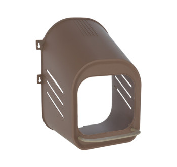 Snáškové hnízdo pro slepice KERBL 73163 LAYING NEST, 40x42x51 cm, hnědá