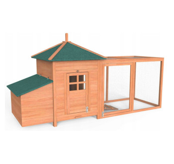 Dřevěný kurník DUBAI MAXI, 1900x735x1000 mm