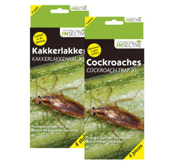 Monitorovací past na šváby obecné a rusy domácí 4 ks