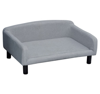 Pohovka pro psy PAWHUT D04-149, světle šedá, 82x54x36 cm