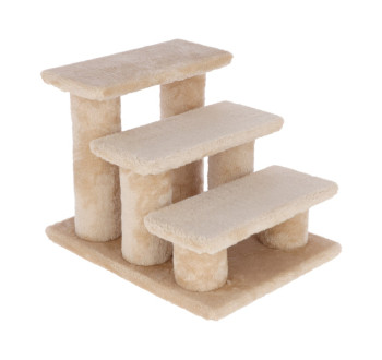 Schůdky pro psy a kočky KERBL EASY CLIMB 2.0, béžová, 45x35x34 cm