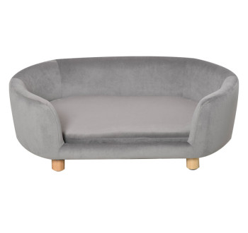 Pohovka pro psy PAWHUT D04-167GY, světle šedá, 86x55x33 cm