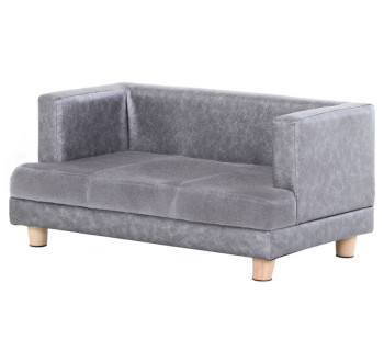 Pohovka pro psy PAWHUT D04-135, šedá, 68x41x32 cm