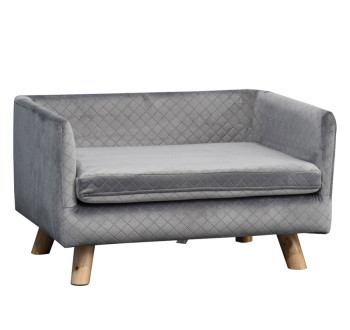 Pohovka pro psy PAWHUT D04-159CG, tmavě šedá, 64x45x36 cm