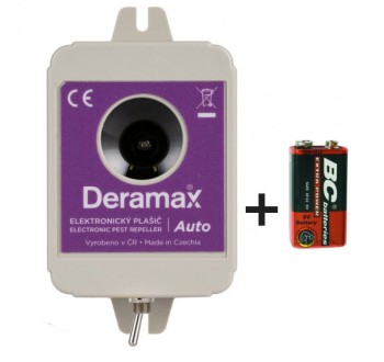 Deramax Auto ultrazvukový plašič kun a hlodavců