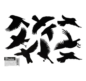 Samolepky pro odhánění ptáků malé -1 arch