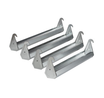 Závěsné žlabové krmítko nebo napáječka - 30 cm, pozink, CF035.10