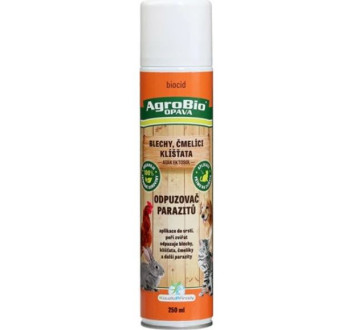 Odpuzovač parazitů (blechy, klíšťata, čmelíci) AGROBIO Atak Ektosol 250ml