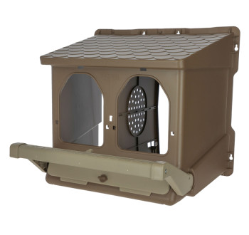 Snáškové hnízdo pro slepice se sběrným košíkem na vejce KERBL 73146 dvoumístné