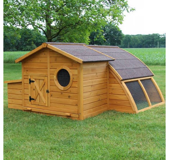 Dřevěný kurník OSLO, 1630x1550x860 mm