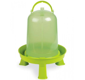 Klobouková napáječka pro drůbež s uchem a nožičkami - 10 l
