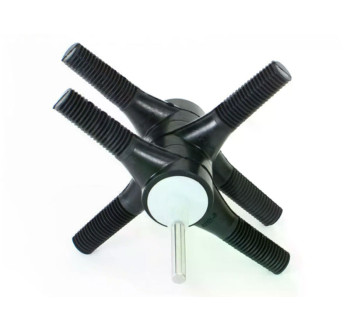 Škubačka drůbeže na vrtačku CIMUKA YL-DPH-02 - 6 škubacích prstů, určeno na slepice, husy, kachny, krůty