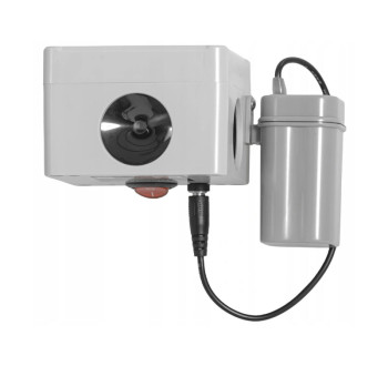 Prostorový, vodotěsný, ultrazvukový plašič na kuny, myši a potkany DRAGON ULTRASONIC CH360 - napájení na baterie 4xAA