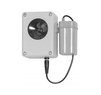 Vodotěsný, ultrazvukový plašič na kuny, myši a potkany DRAGON ULTRASONIC CH100 - napájení na baterie 4xAA