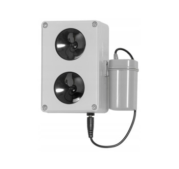 Vodotěsný, ultrazvukový plašič na kuny, myši a potkany DRAGON ULTRASONIC CH200 - napájení na baterie 4xAA