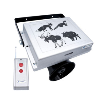 Zvukový odpuzovač divoké zvěře VIANO OZ-1 - napájení přes 12V adaptér v balení