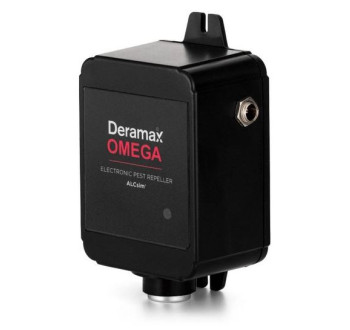 Deramax‐Omega ‐ Ultrazvukový odpuzovač‐plašič kun a hlodavců II. generace