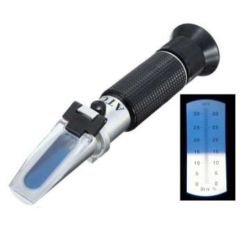 Optický refraktometr ATC 0-32% Brix pro měření obsahu cukru