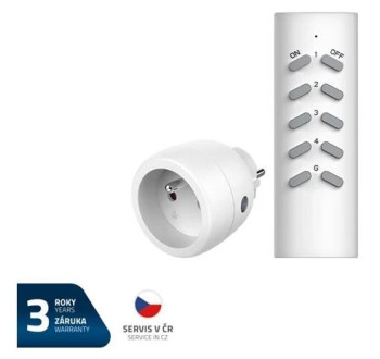 Zásuvka bezdrátová GETI RCS112 1+1