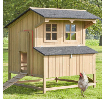 Dřevěný kurník a husník INNSBRUCK, 1100x1300x1100 mm