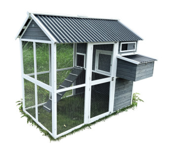 Dřevěný kurník s výběhem Bejrút, 195x140x180 cm