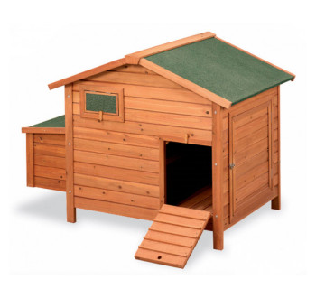 Dřevěný kurník a husník MOSKVA MINI, 1115x900x990 mm