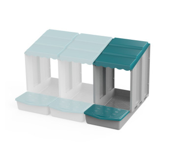 Modulární snáškové hnízdo pro slepice | nastavitelný systém