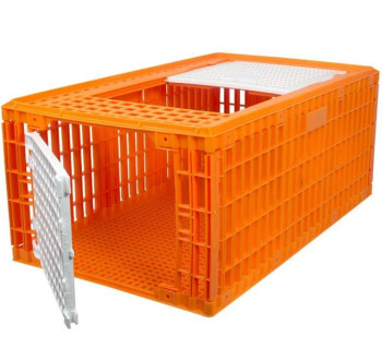 Přepravní box na drůbež - 2 dvířka, 97 x 58 x 42 cm