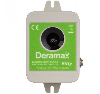 Deramax®-Kitty - Ultrazvukový odpuzovač-plašič koček a psů