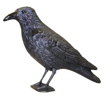 Havran plastová 3D maketa na plašení ptáků