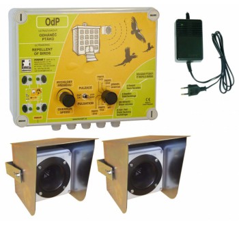 OdP-2K Plašič a odháněč ptáků se 2 reproduktory s kryty