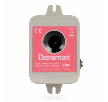 Deramax®-Bat - Ultrazvukový plašič (odpuzovač) netopýrů - 5 let záruka