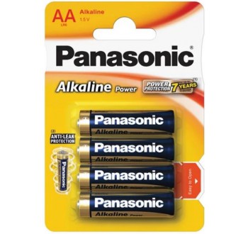 Baterie AA (R6) alkalická PANASONIC Alkaline Power LR6 4BP