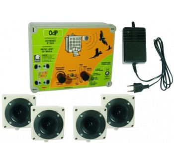 Format 1 plašič a odháněč ptáků plašič na ptáky OdP 4 ultrazvukový se 4 reproduktory SFO70