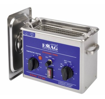 Ultrazvuková čistička Emag Emmi-12 HC, 1,2 l, 100 W, 200 x 100 x 65 mm, nerez
