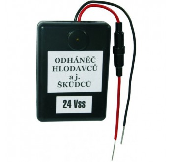 AOdHn/s SLYŠITELNÝ - plašič na myši, odháněč na myši, plašič kun z auta 24 V