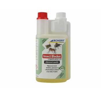 BIO roztok k odpuzování much SCHOPF INSECT BLOCKER ORGANIC POUR-ON 500ml
