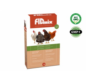 Minerálně vitaminové krmivo FIDMIX PRO NOSNICE 1kg - balení 12ks