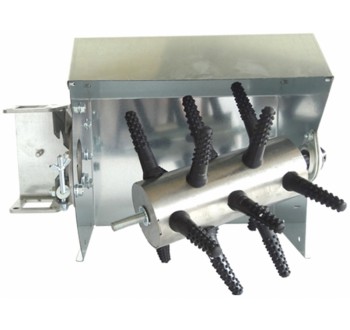 Škubačka drůbeže na vrtačku s ochranným krytem SPIUMATRICE DIT CR RU08