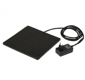 Výhřevná gumová podložka k napáječce nebo misce na vodu KERBL 24x24 cm