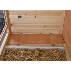 Klec pro králíky a hlodavce KERBL INDOOR DELUXE - dvoupatrová